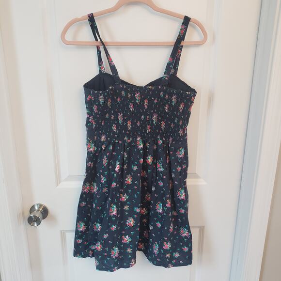 American Eagle Outfitters Sleeveless Blue Floral Dress Size Medium - Picture 5 of 7